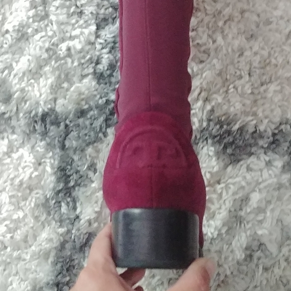 Tory Burch Caitlin OTK Suede Boot - Picture 2 of 4